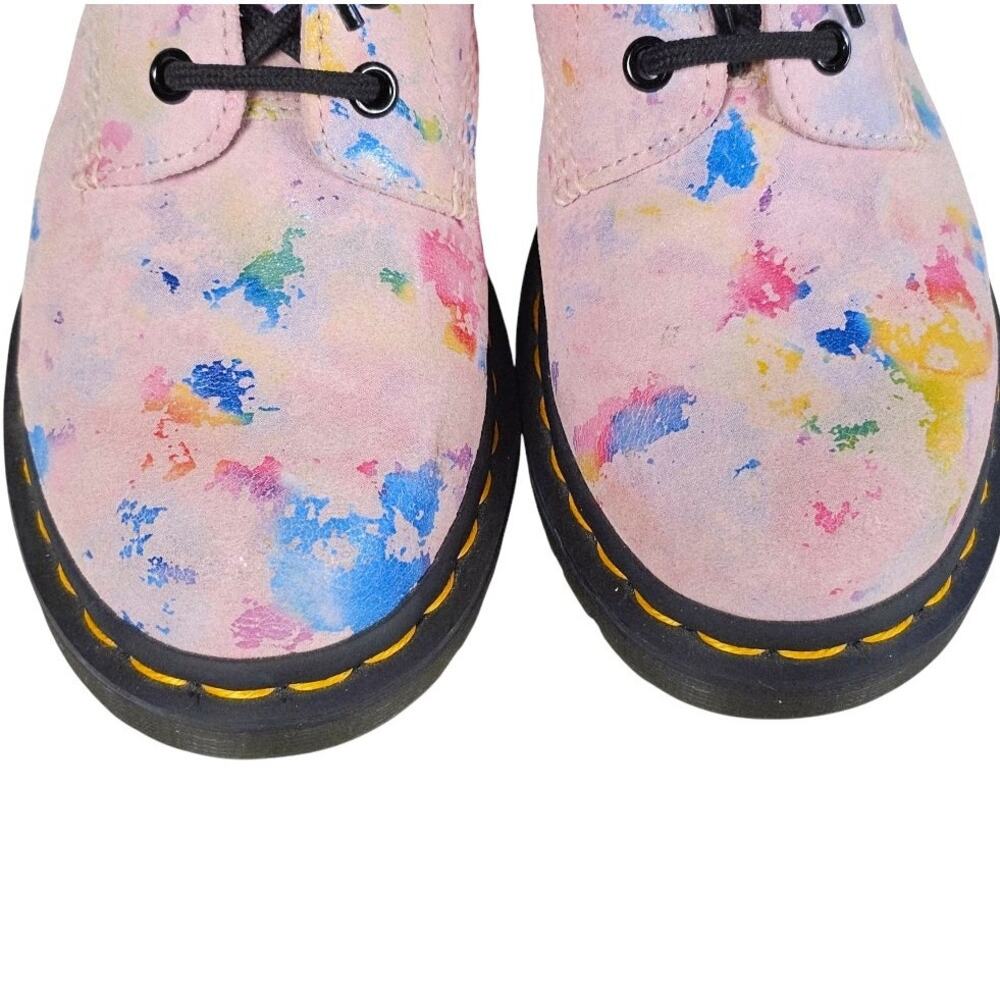 NWT Dr. Martens 1460 Pascal Confetti Lace Up Moto Boot Size 7 RARE NWD - Picture 9 of 11